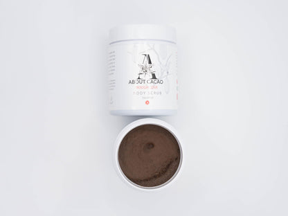 AboutCacao Rough Love Body Scrub, 100% Cacao, 8oz.