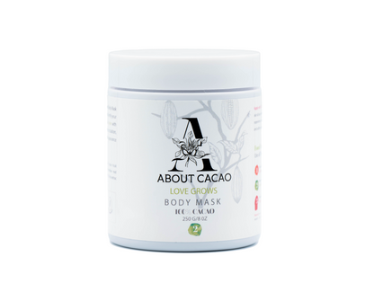 AboutCacao Love Grows Body Mask, 100% Cacao, 8 oz